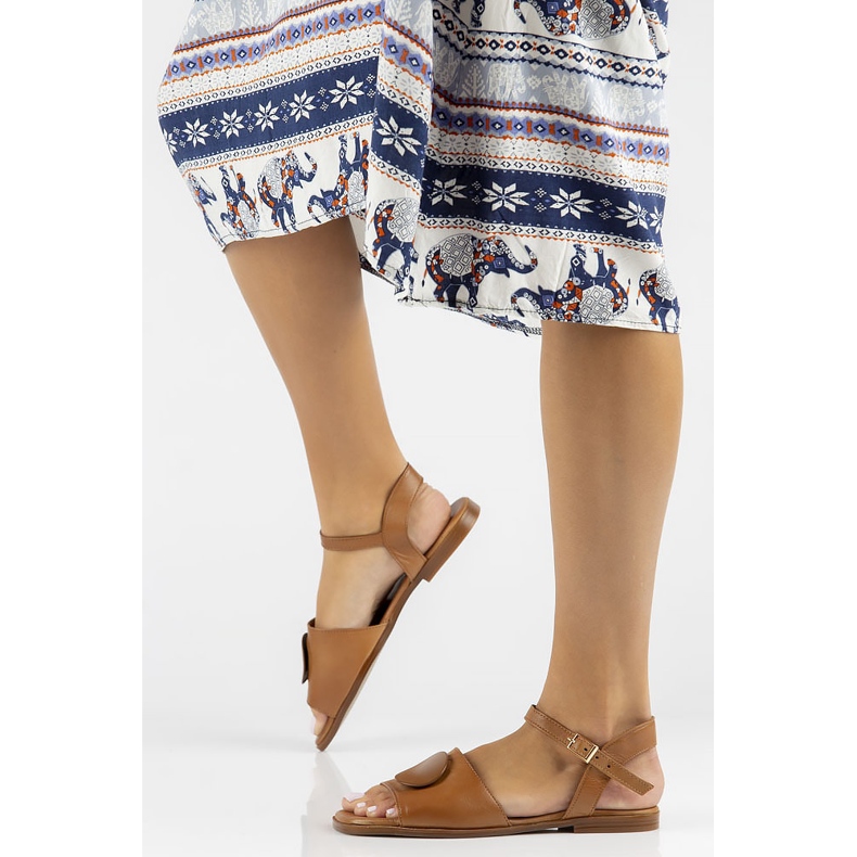 Lädersandaler Filippo DS3900 / 22 Br brun 2