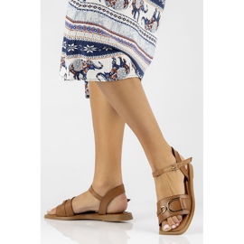 Lädersandaler Filippo DS3901 / 22 Br brun 2