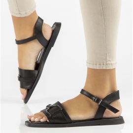 Lädersandaler Filippo DS3901 / 22 Bk svart 1