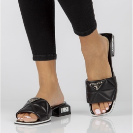 Skinntofflor Filippo DK3905 / 22 Bk svarta 1