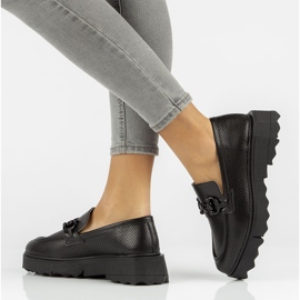 Läderskor Filippo DP3910 / 22 Bk svarta 2