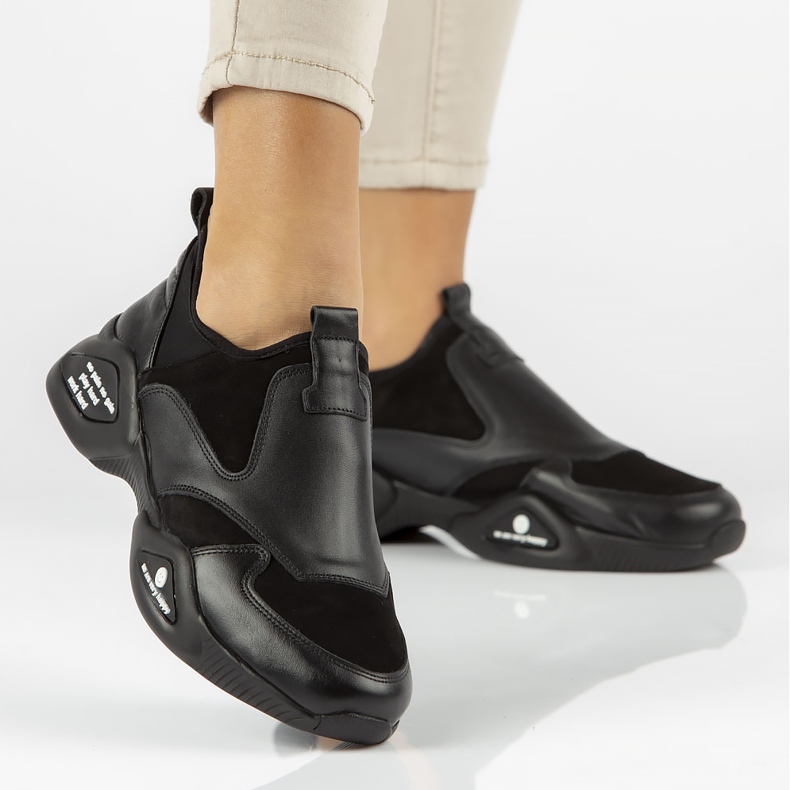 Läderskor Filippo DP3911 / 22 Bk svarta 1