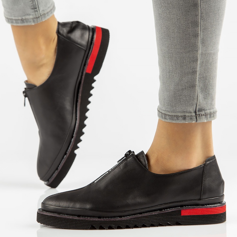 Läderskor Filippo DP3915 / 22 Bk svart 1