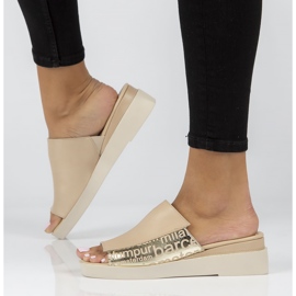 Skinntofflor Filippo DK3921 / 22 Be beige 1