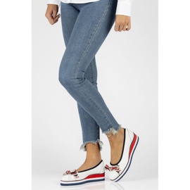 Läderballerinor Filippo DP2159 / 22 Wh vit 2