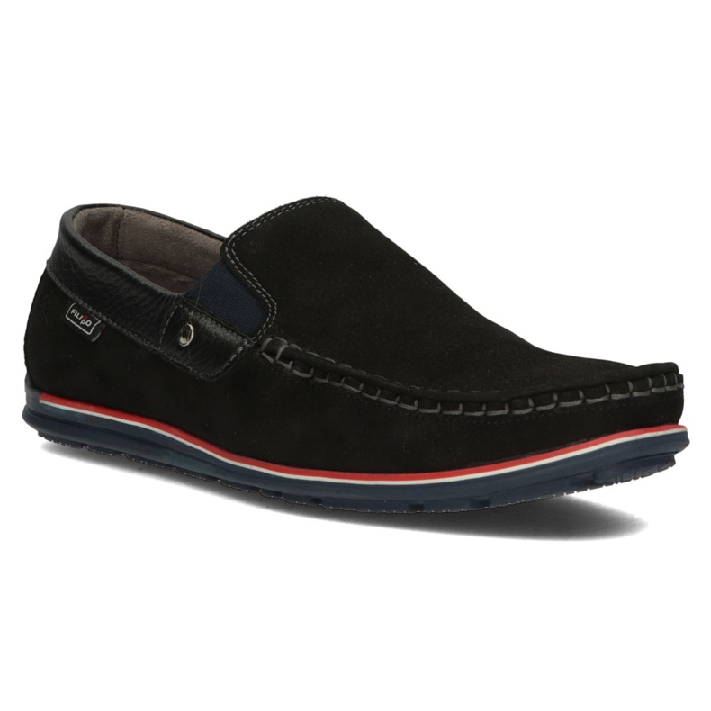 Läder loafers Filippo 1522K svart 1