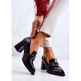 S.Barski Eleganta Pumps På En Svart Callim 2