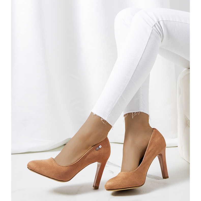 Rosa pumps på en Blair stilettklack mångfärgad 1