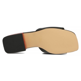 Skinntofflor Filippo DK3721 / 22 Bk svarta 1