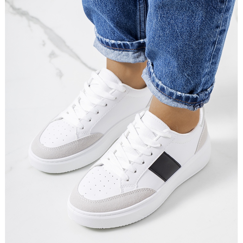 Ontario vita sneakers för kvinnor svart 1