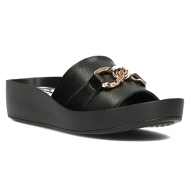 Skinntofflor Filippo DK3590 / 22 Bk svarta 3