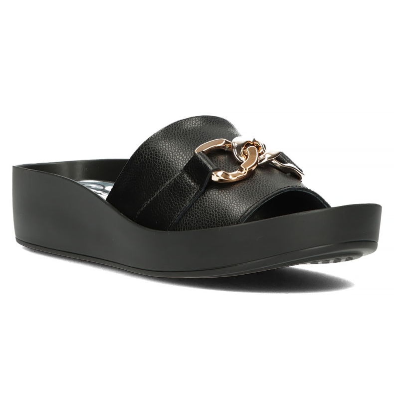 Skinntofflor Filippo DK3590 / 22 Bk svarta 3