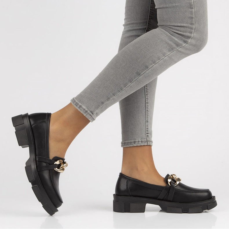 Läderskor Filippo DP3221 / 22 Bk svarta 2