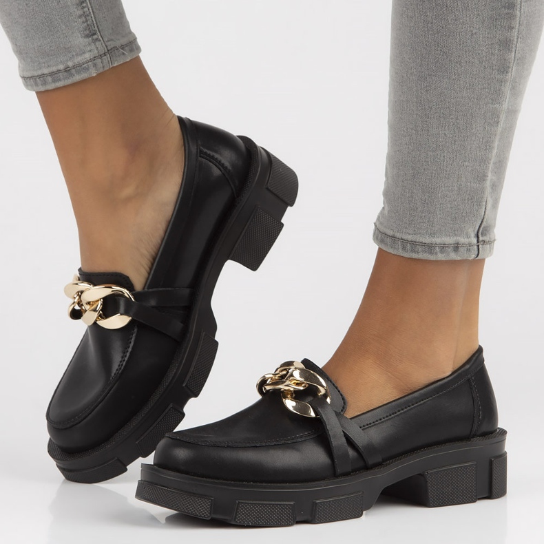 Läderskor Filippo DP3221 / 22 Bk svarta 1