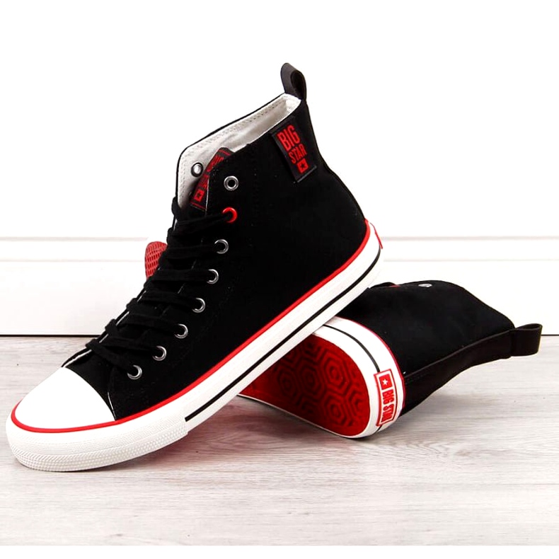 High-top sneakers Big Star M JJ174065 svarta 1