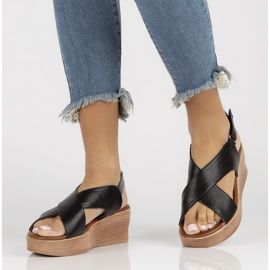 Filippo DS3609 / 22 Bk svarta sandaler 1