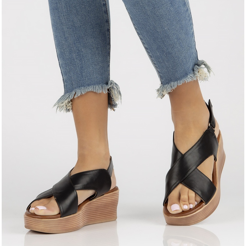 Filippo DS3609 / 22 Bk svarta sandaler 1