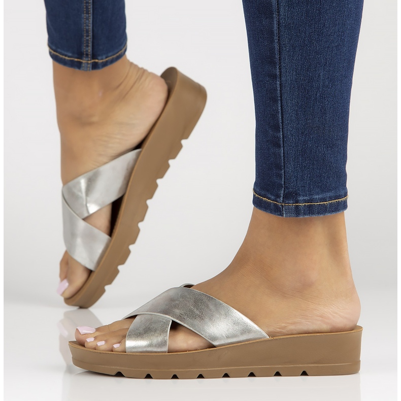 Filippo DK3611 / 22 Si silver tofflor 1