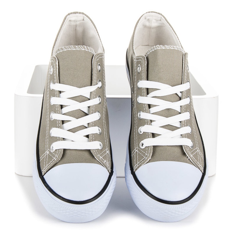 Tlck Shoes Gråa sneakers 1