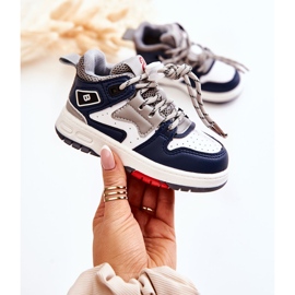 Höga sportskor för barn Marinblå Bruce 1