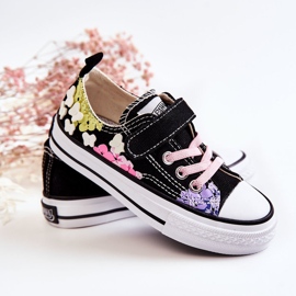 PA1 Barnsneakers Tygtryck Svart Buster 2