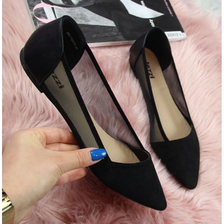 Ballerinor för kvinnor Spitz Black Lakes svart 1