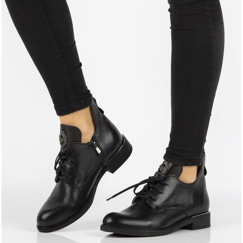 Läderskor Filippo 30055 svart 1