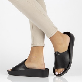 Skinntofflor Filippo DK2059 / 22 Bk svarta 2