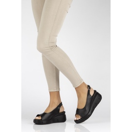 Lädersandaler Filippo DS3595 / 22 Bk svart 1