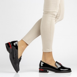 Läderskor Filippo DP3720 / 22 Bk svarta 2