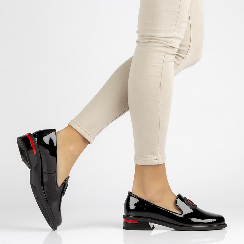 Läderskor Filippo DP3720 / 22 Bk svarta 2