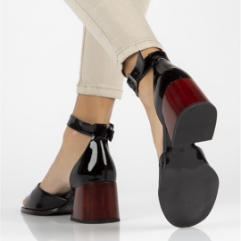 Lädersandaler Filippo DS3723 / 22 Bk svart 1