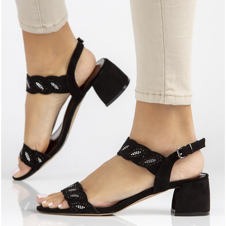 Filippo DS3606 / 22 Bk svarta sandaler 1