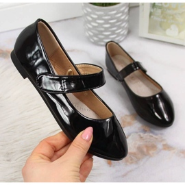 Kardborre Svartlackerade Ballerinas Jr Potocki 1