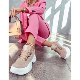 Sportskor dam Sneakers Big Star JJ274A222 Beige 1