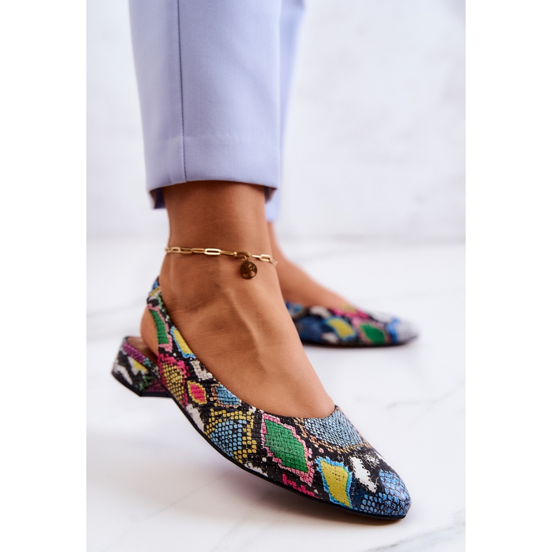 Ballerinor på höga klackar Maciejka 04482-39 Flerfärgad mångfärgad 2