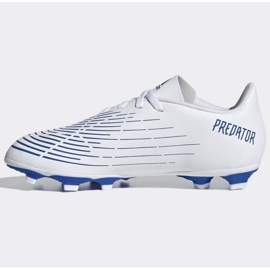 Adidas Predator Edge.4 FxG Jr GW2368 fotbollsskor vit 1