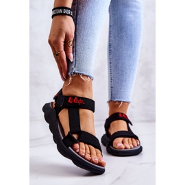 Damsportsandaler Lee Cooper LCW-22-34-0955L Svart 1