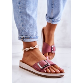 Fashionabla damtofflor med spänne Inblu CP000031 Rosa 2