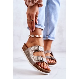 Damtofflor Spännen Inblu NM000027 Silver beige 1