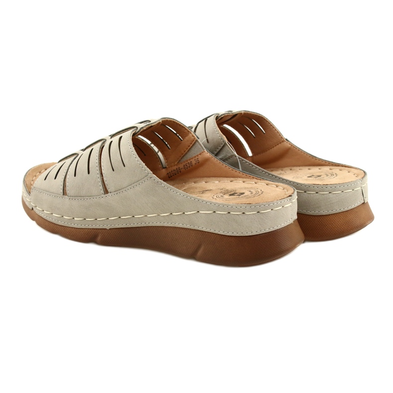 Kvinnors flip flops med OpenWork Evento 22SD98-4536 Grå mönster 6