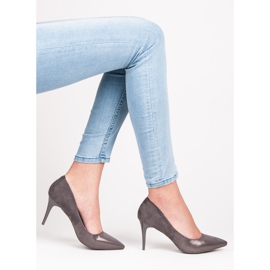 Qinba Mockhöga klackar grå 1