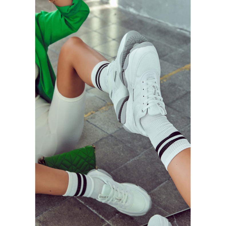 Sneakers dam Sportskor Big Star JJ274579 Vit 1