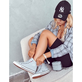 Höga sneakers för damer Big Star JJ274209 Blå 2