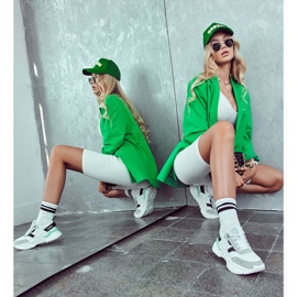 Damsportskor Big Star JJ274A412 Vit och svart blå 2