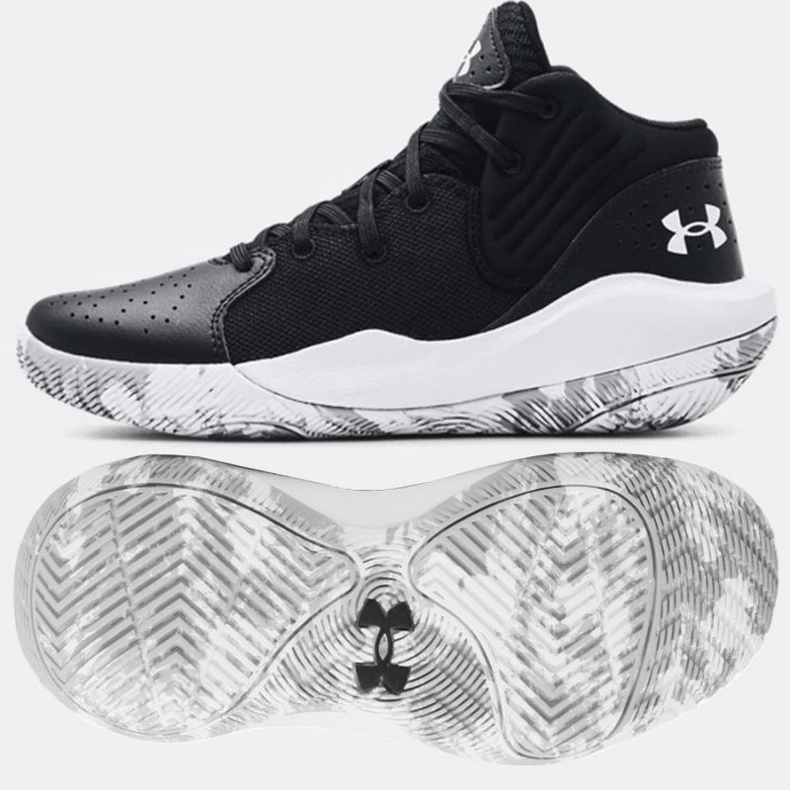 Under Armour Gs Jet '21 Jr 3024794 001 basketsko svart svart 1