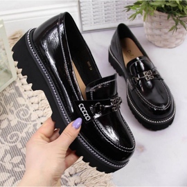 Svartlackade skor W S.Barski 1