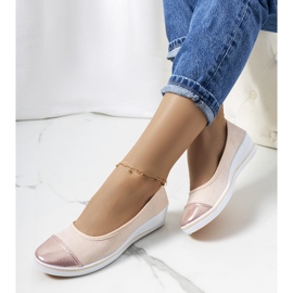 Beige Barrie wedge sneakers 1