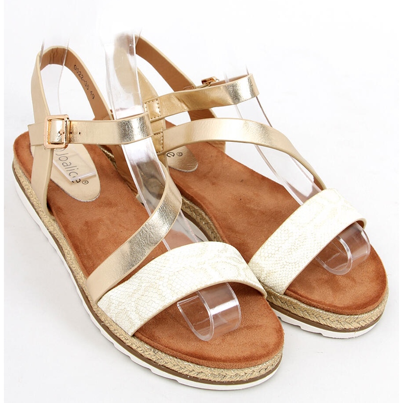 Guld espadrillesandaler Katia Gold gyllene 1