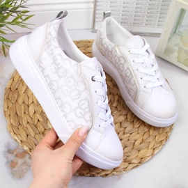 Sneakers vita Bugatti W JJ253151 beige gyllene 1